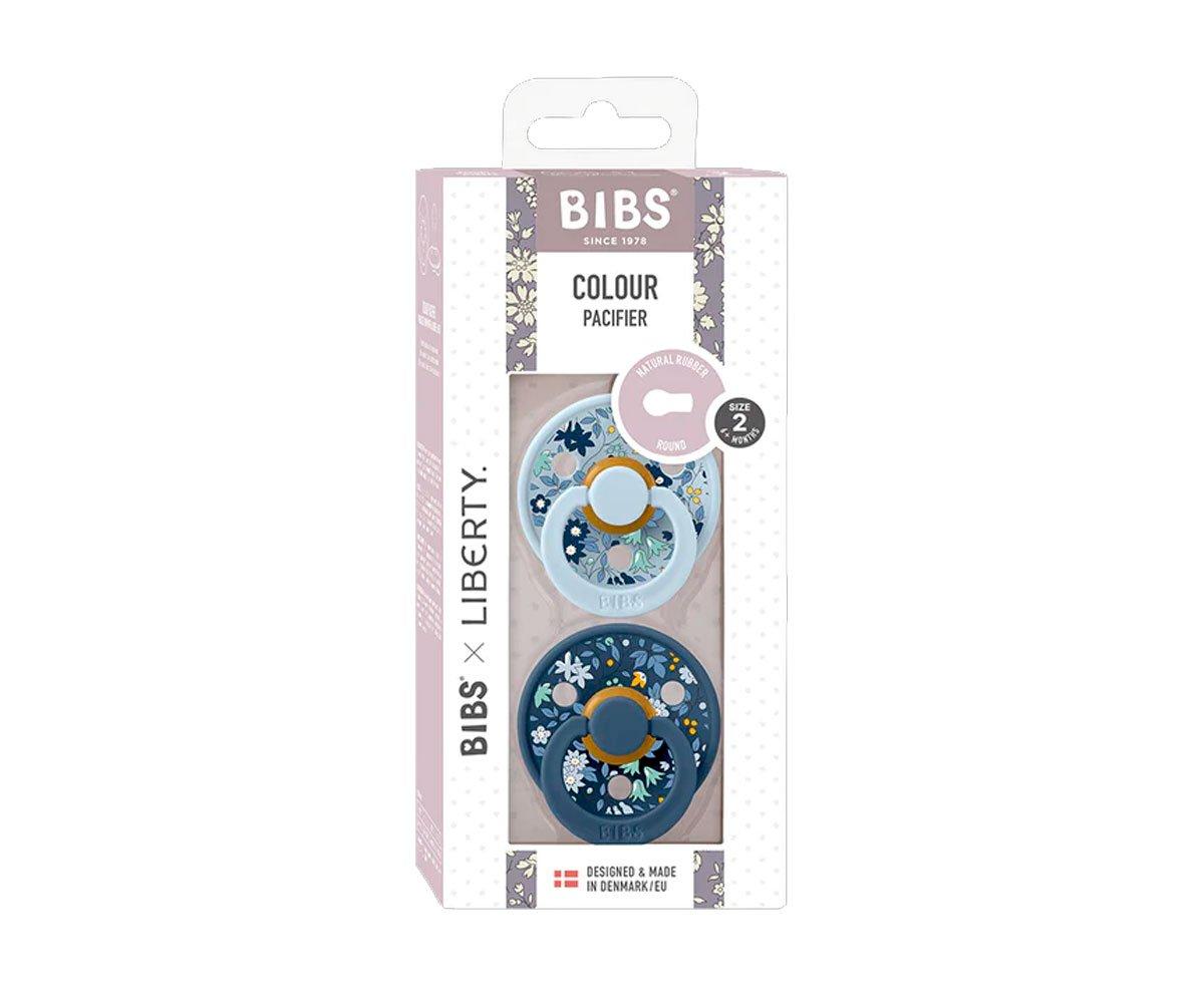  BIBS Colour - Paquete de 2 chupetes para bebé